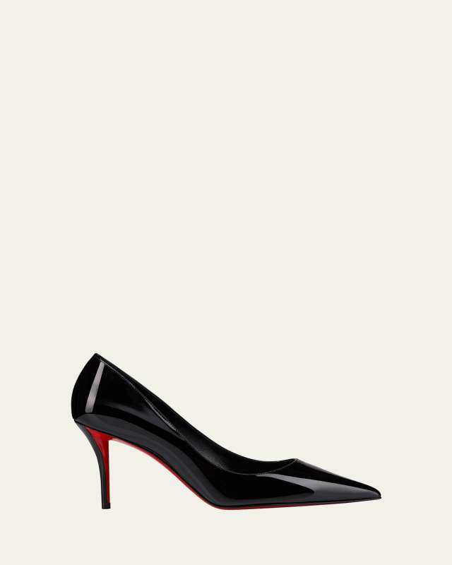 Miss Z Patent Red Sole Pumps